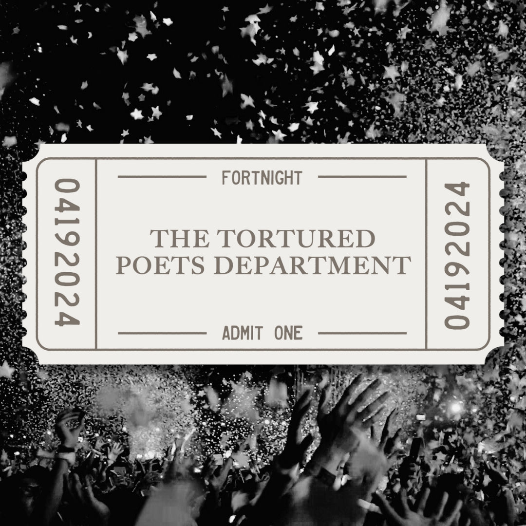 Taylor Swift The Tortured Poets Department Album Ticket Sticker