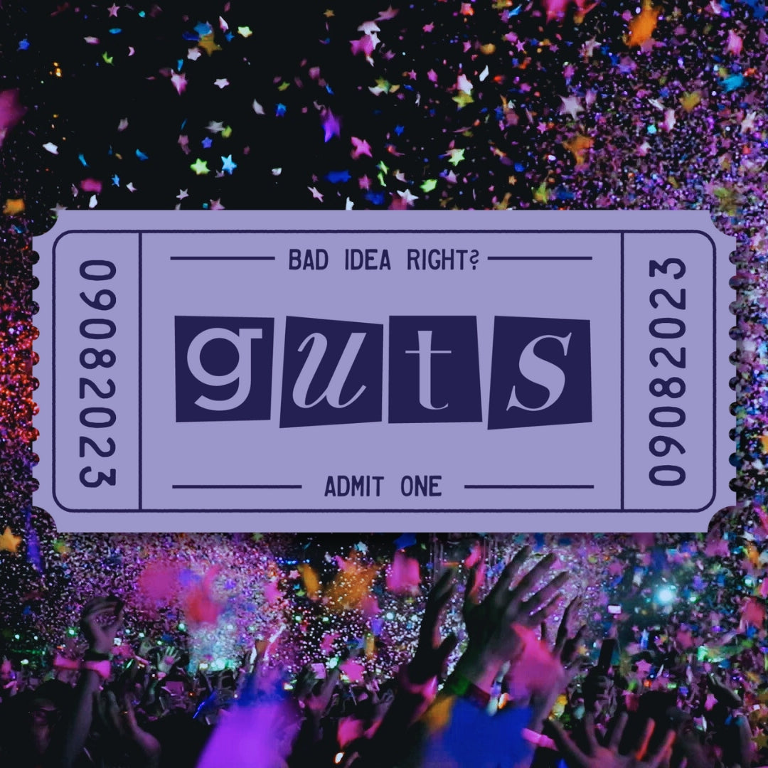 Olivia Rodrigo Guts Album Ticket Sticker