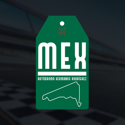 Formula 1 Track Luggage Tag Stickers