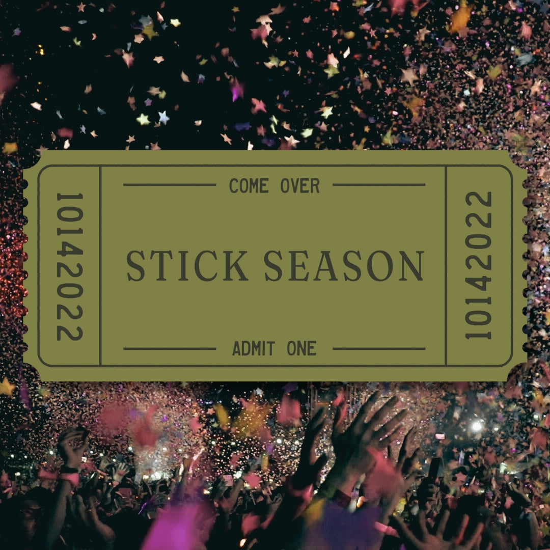 Noah Kahan Stick Season Album Ticket Sticker