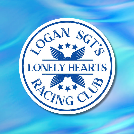 Logan Sargeant Lonely Hearts Racing Club Sticker