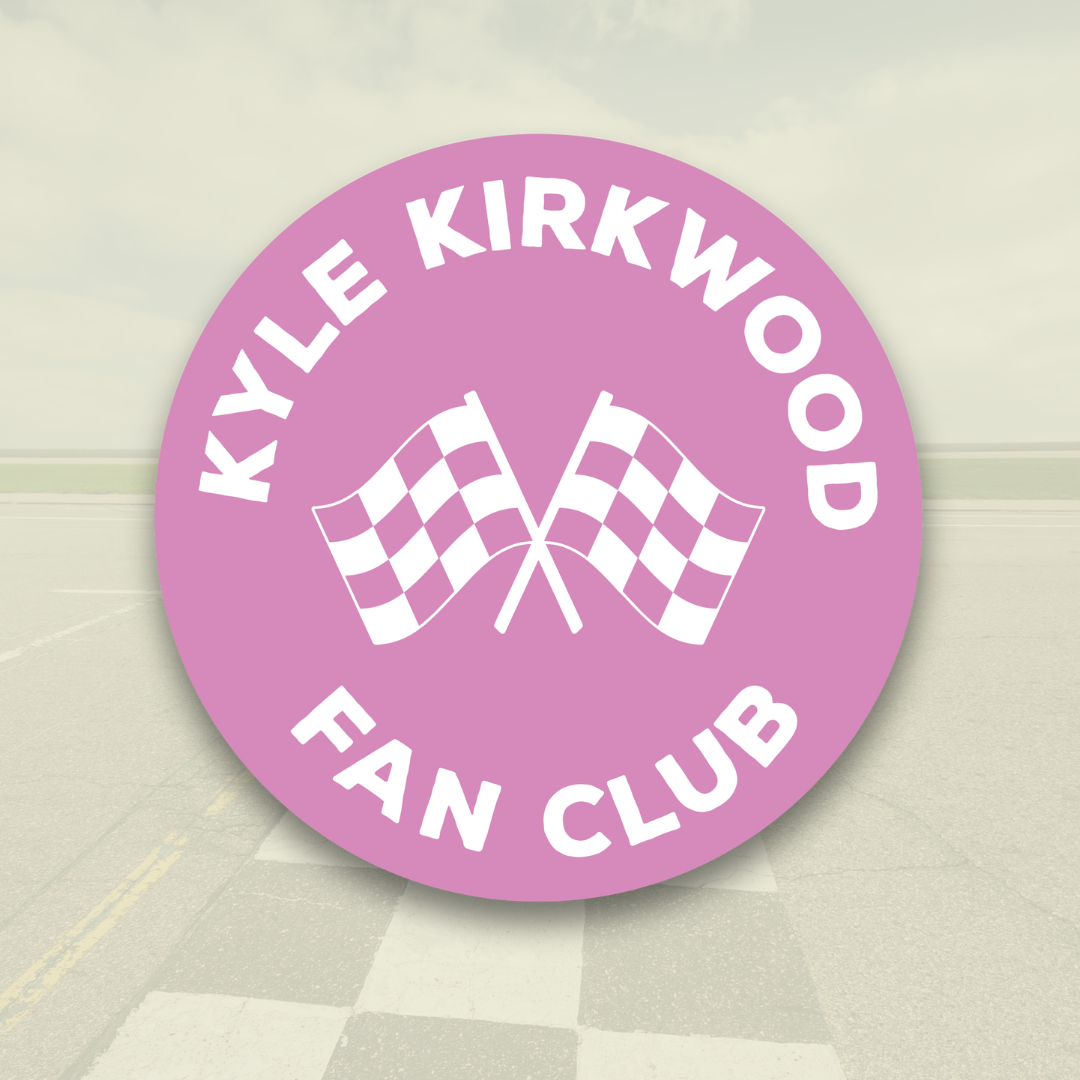 Indycar Driver Fan Club Sticker