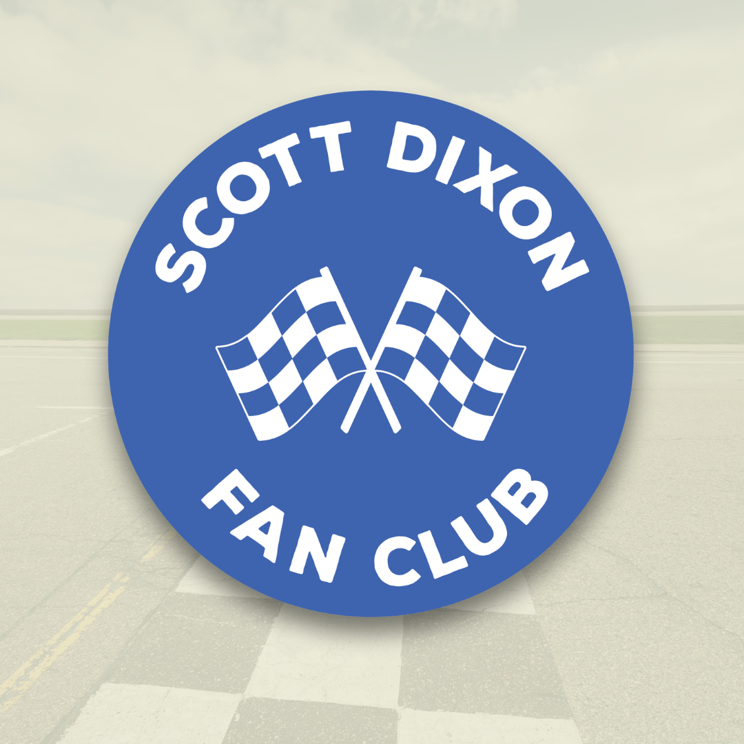 Indycar Driver Fan Club Sticker