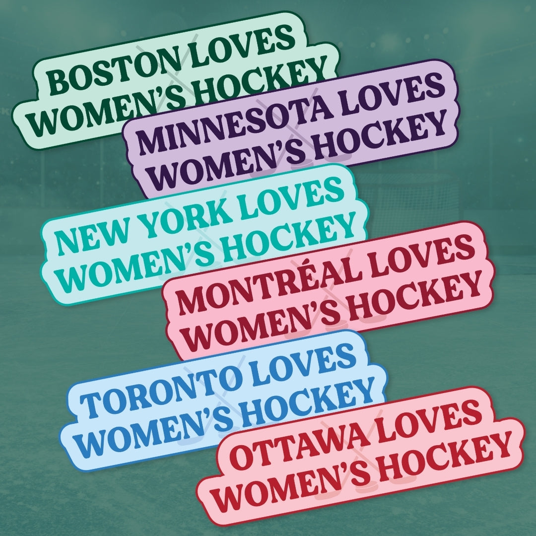 Women's Hockey PWHL Fan Sticker