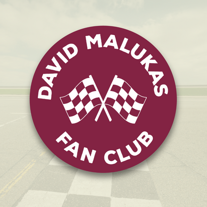 Indycar Driver Fan Club Sticker