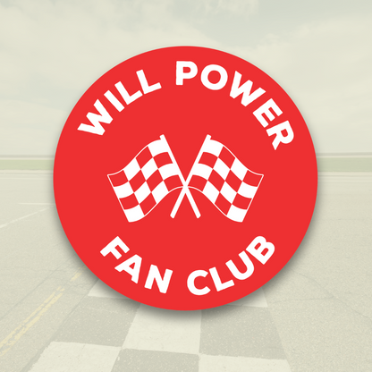 Indycar Driver Fan Club Sticker