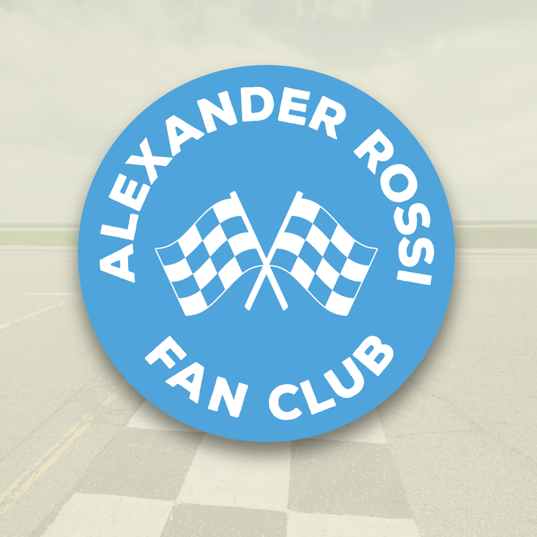 Indycar Driver Fan Club Sticker