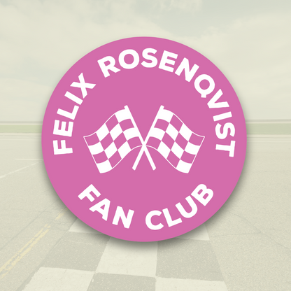 Indycar Driver Fan Club Sticker