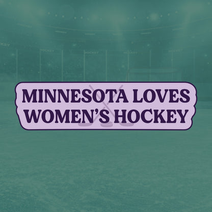 Women's Hockey PWHL Fan Sticker