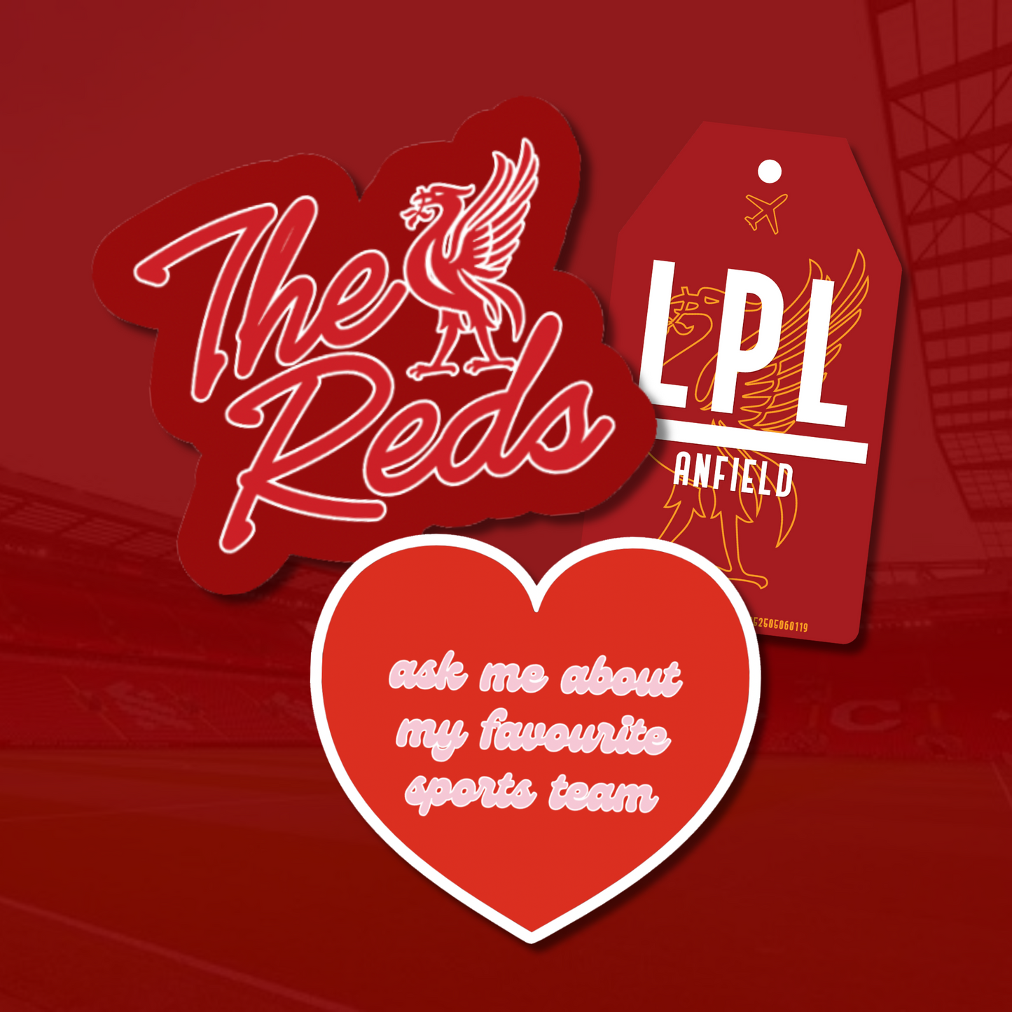 Liverpool FC Fan Sticker Bundle