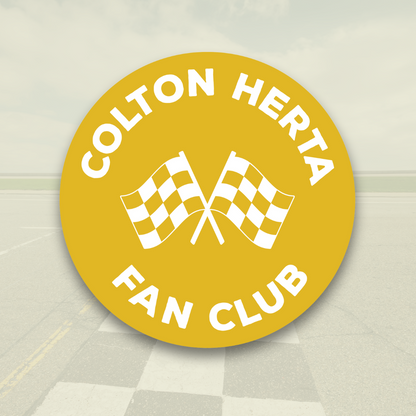 Indycar Driver Fan Club Sticker