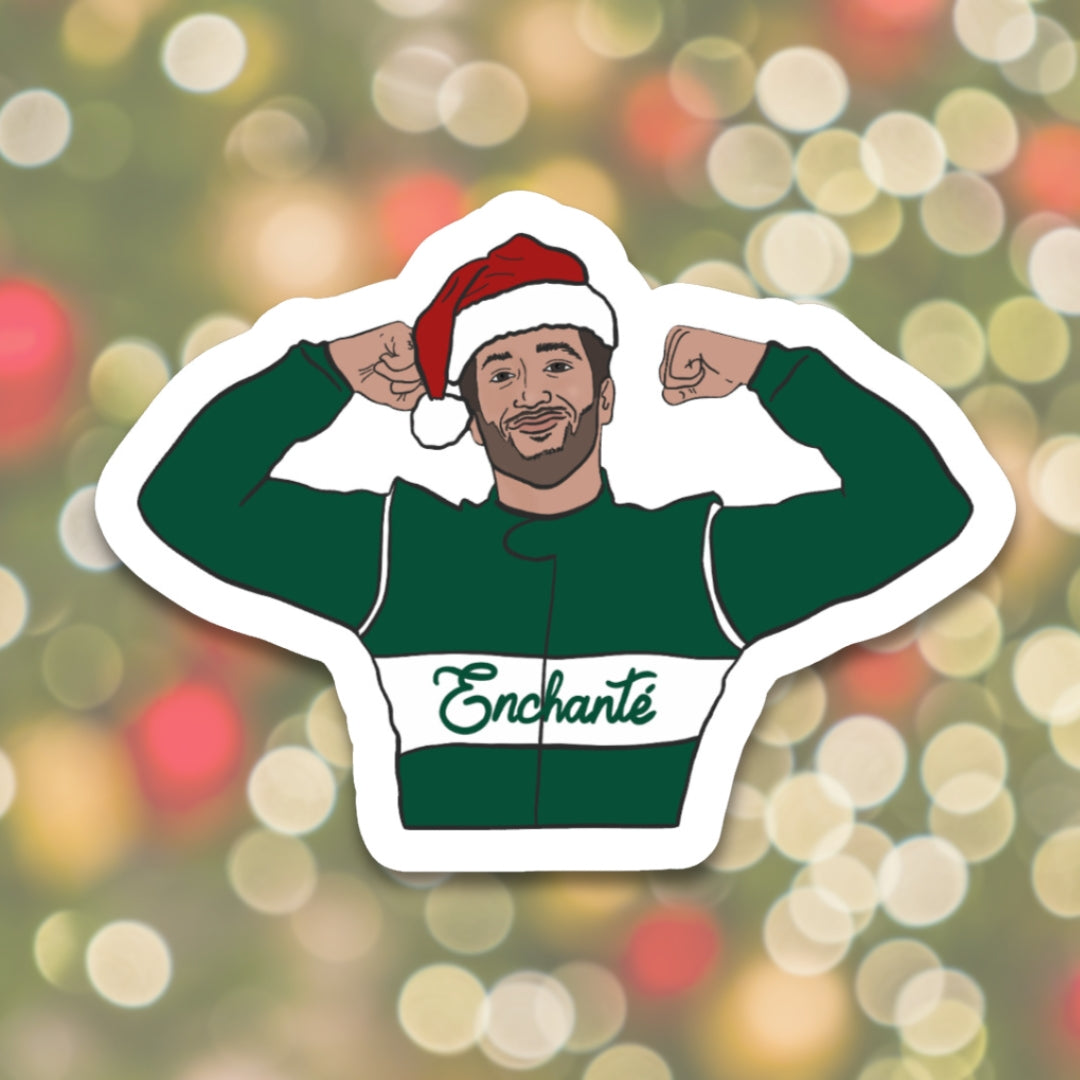 Merry Riccmas Daniel Ricciardo Formula 1 Sticker