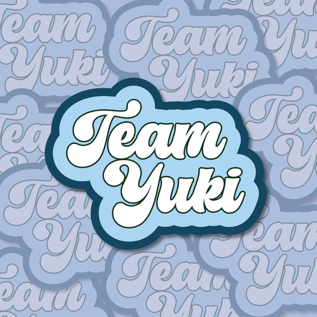 Team Yuki Tsunoda Retro F1 Formula 1 Sticker